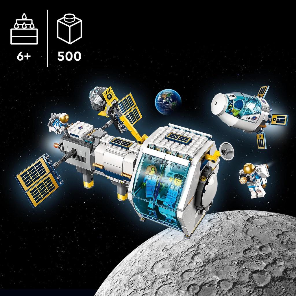 LEGO City 60349 Trạm Nghiên Cứu NASA Mặt Trăng (500 chi tiết)