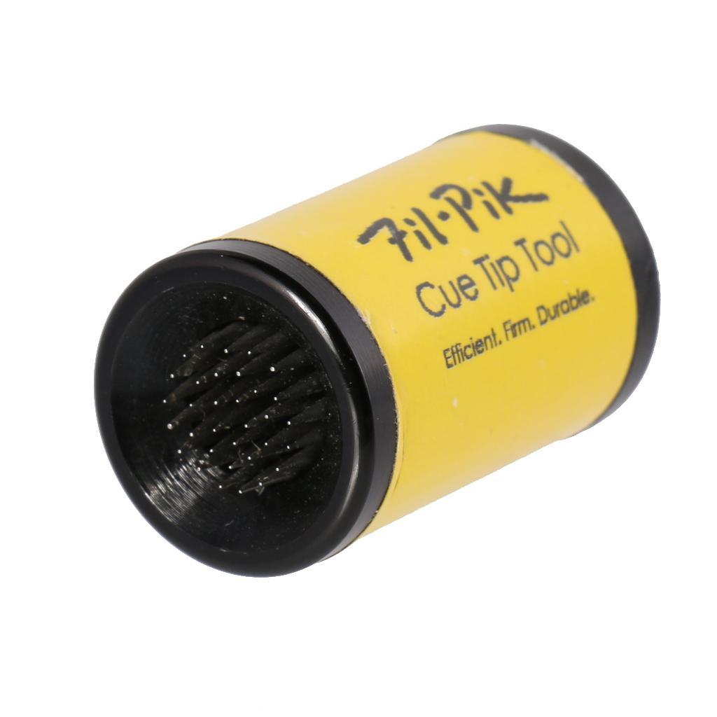 Black Billiard Snooker Cue Tip Shaper Tacker Tip Pick Repair Tool