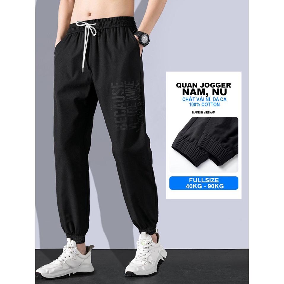 Quần Jogger nam cao cấp JGN47, ống bó dễ phối đồ, vải nỉ bền, thoáng mát- Thời Trang Waoo