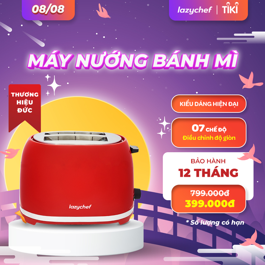 Máy Nướng Bánh Mì Đa Năng Thế Hệ Mới - Nướng Bánh Mì Sandwich - Hàng Chính Hãng