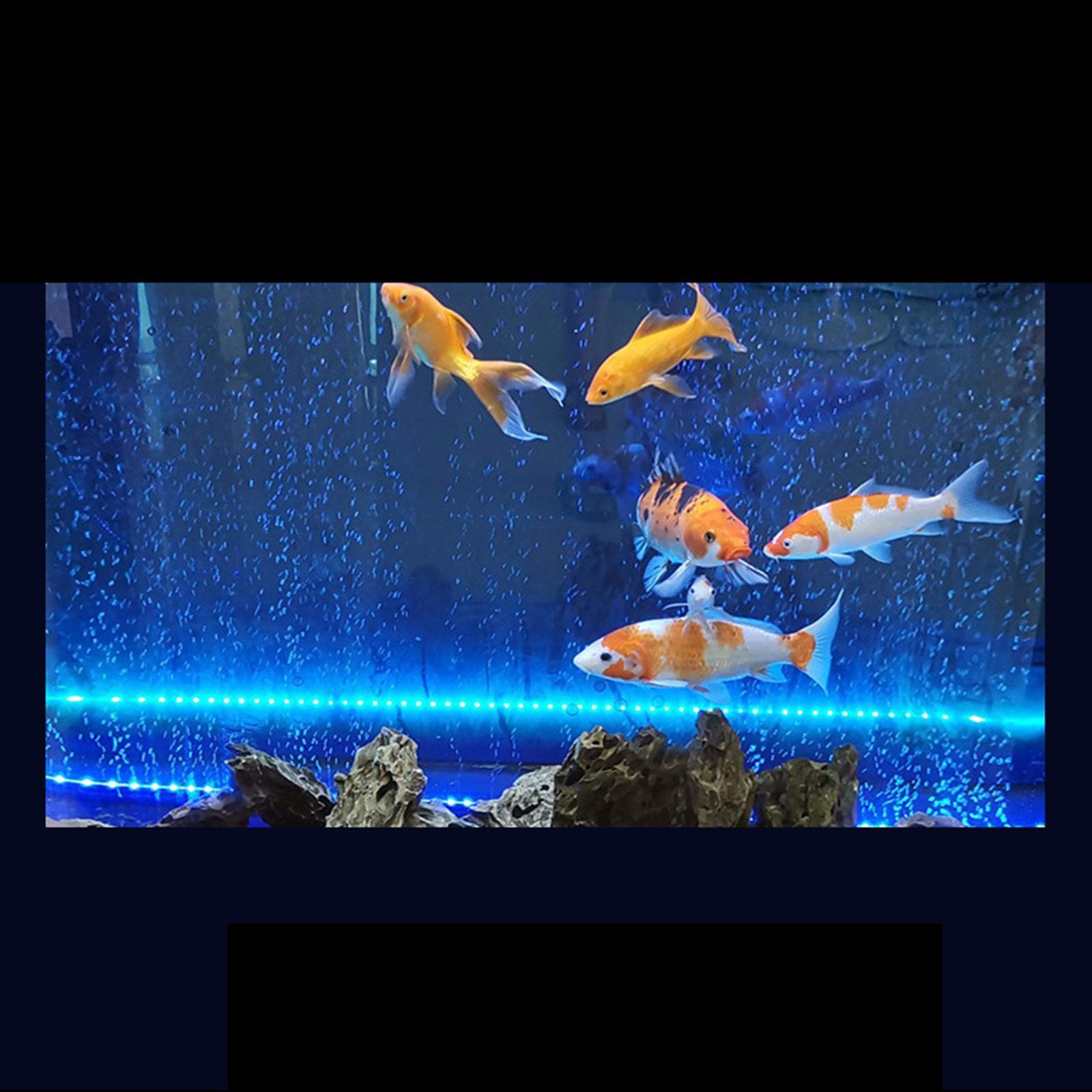LED Aquarium Light Fish Tank Lamp Submersible Underwater Light Waterproof