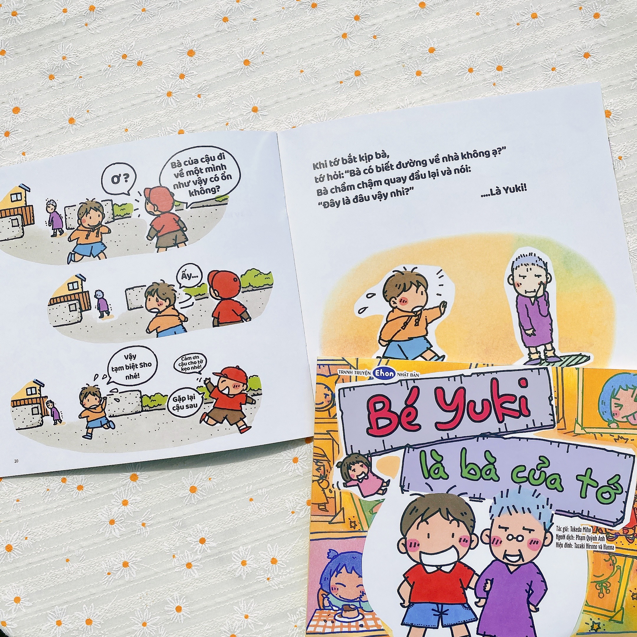 Truyện Ehon bé 3-4-5 tuổi - Bé Yuki là bà của tớ