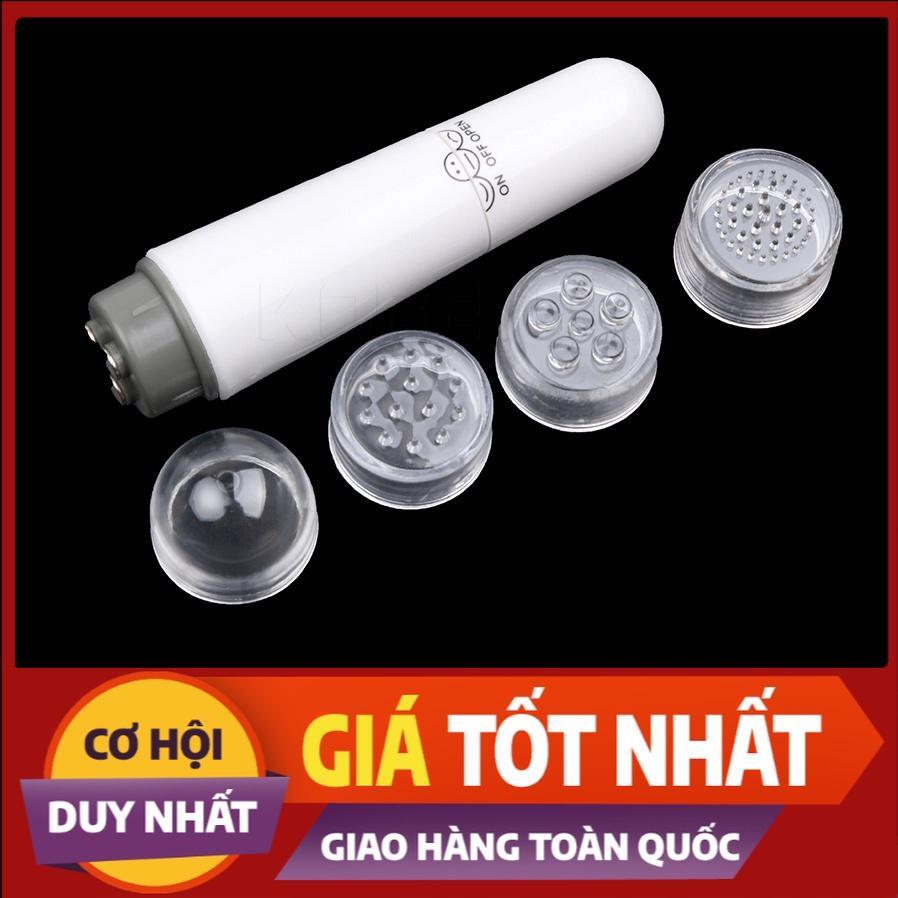 Máy mát xa điện tử mini chất lượng cao, cây lăn massage mắt giảm xoang, chống thâm quầng giá rẻ