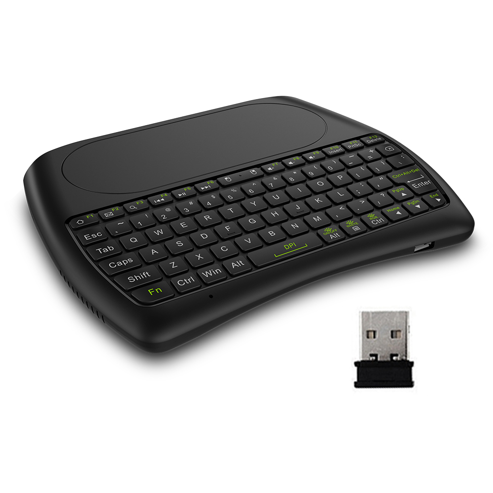 Bàn Phím Không Dây D08 2.4GHz Chuột Cảm Ứng Điều Khiển Từ Xa Cầm Tay Với Đèn LED Dành Cho AnDroid TV Box Thông Minh
