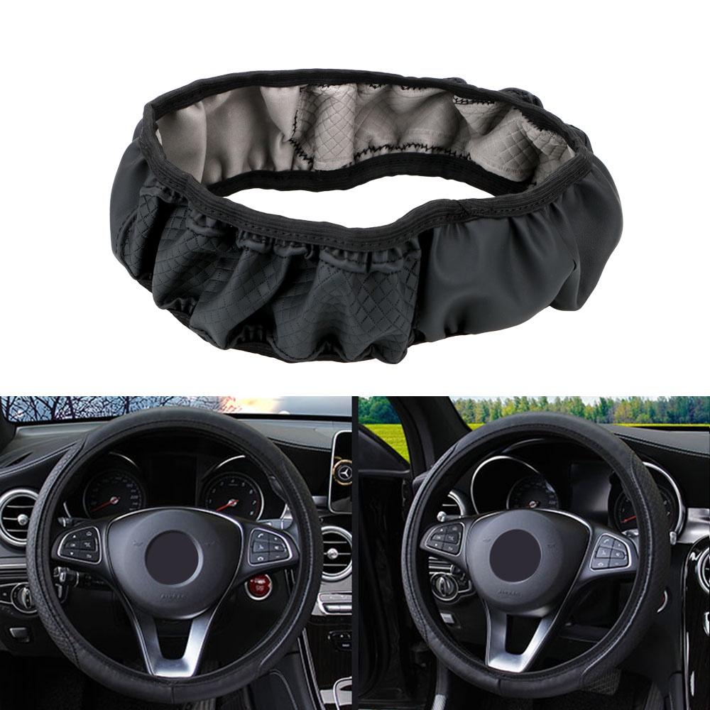 Vỏ bọc vô lăng xe hơi bằng da PU chống trượt tiện dụng