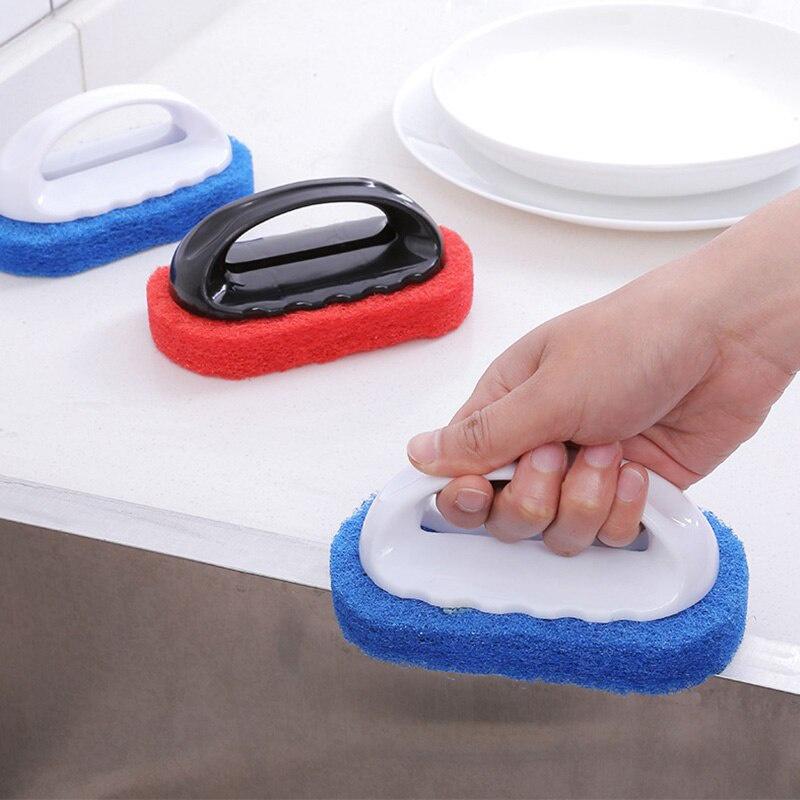 Bàn chải bọt biển làm sạch nhà tắm Bàn chải bọt biển làm làm chén dĩa đồ dùng nhà bếp.