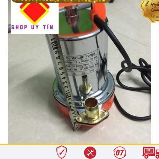 Bơm chìm 12v( vỏ inox) loại sịn đủ công xuất-PT