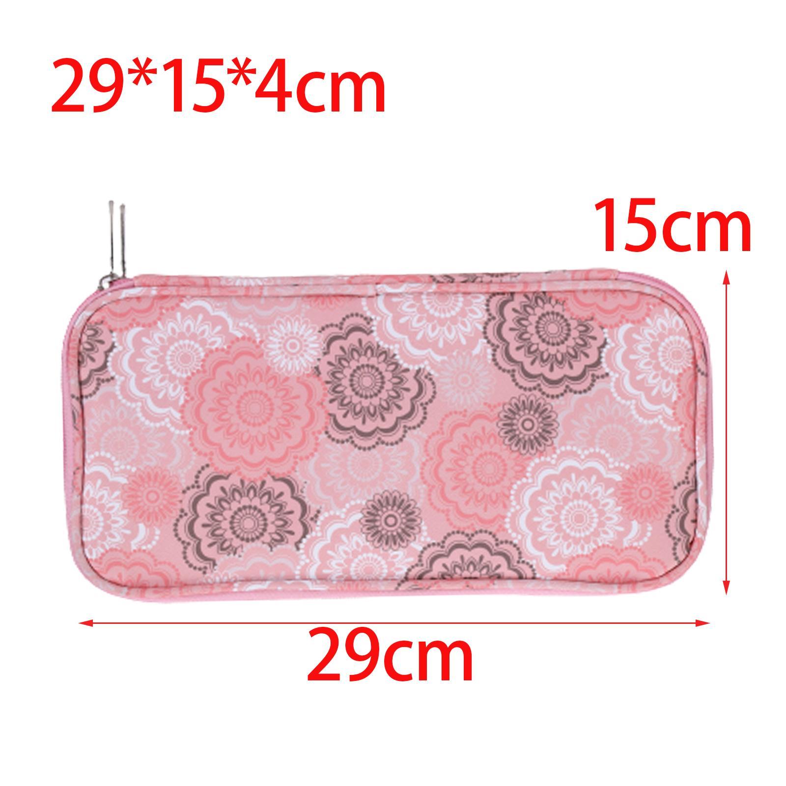 Knitting Storage Bag Knitting Bag Storage Bag Empty for Scissors 600D Oxford Cloth Portable Crochet Bag Crochet Hook Case