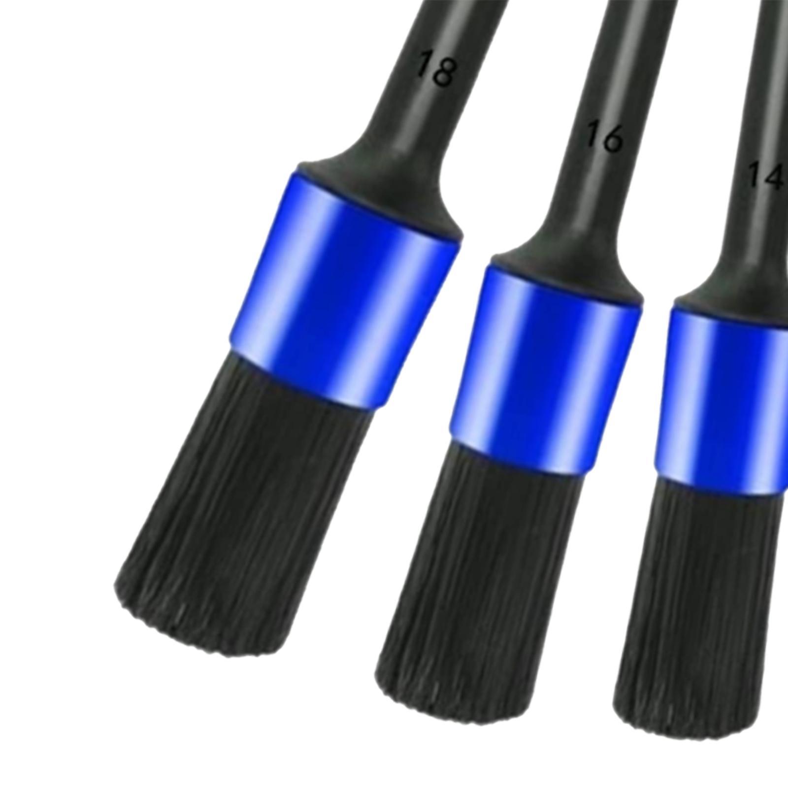 5 Pieces Car Detail Brush for Vehicles Interior Exterior Wheels Engine