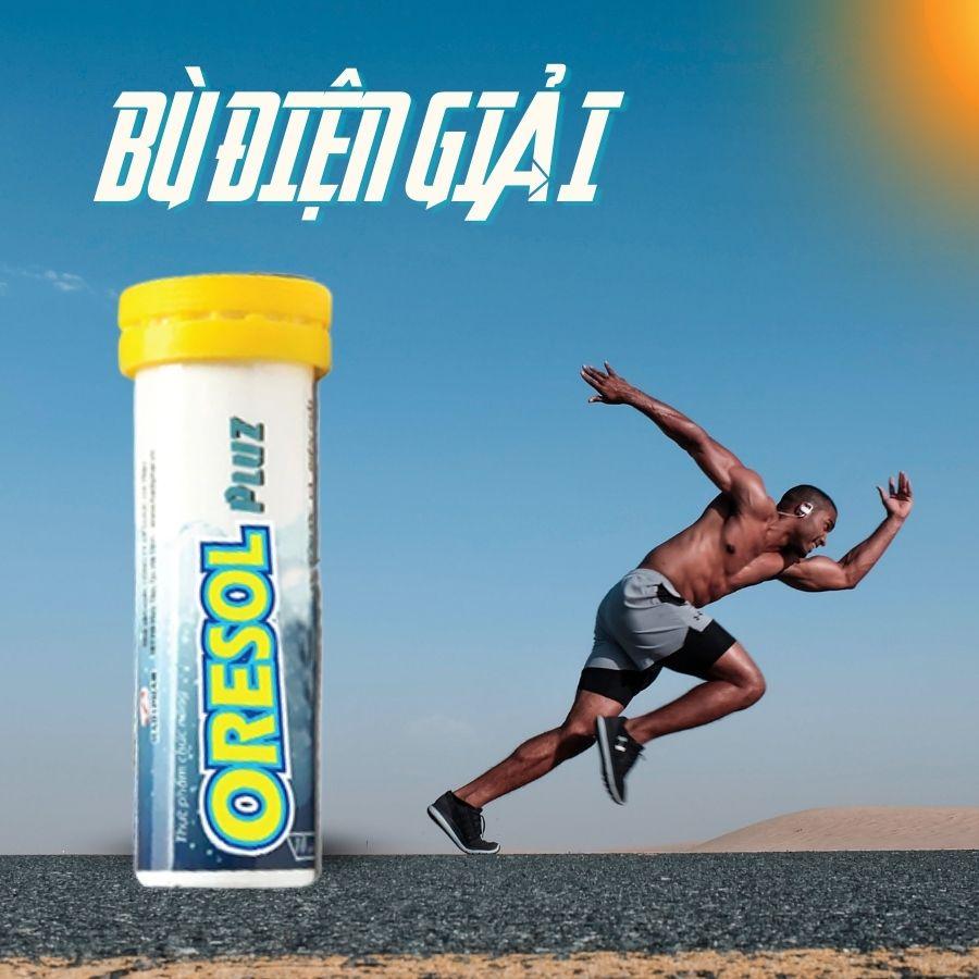 Viên sủi Oresol Pluz tăng cường sức đề kháng, giải khát, bù nước và điện giải