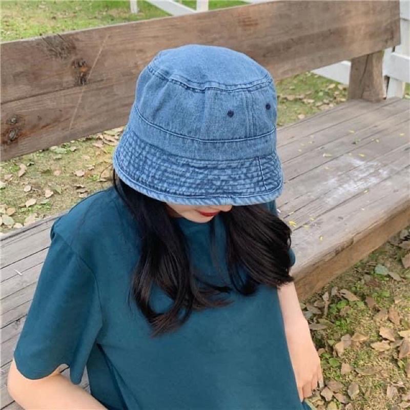 Nón Bucket jean xịn xò