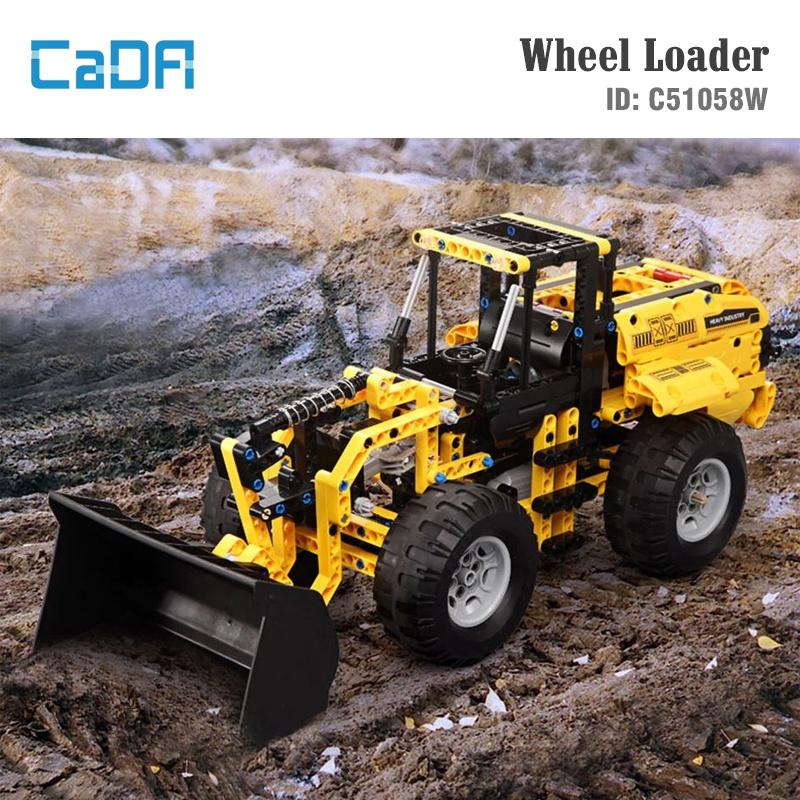 Đồ chơi lắp ráp điều khiển Máy ủi Wheel Loader – CADA C51058W