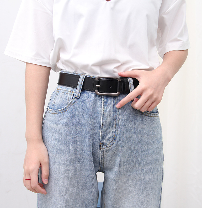 Thắt lưng nam ulzzang bản 3cm Yinxx, dây nịt học sinh unisex phong cách Hàn Quốc PK31