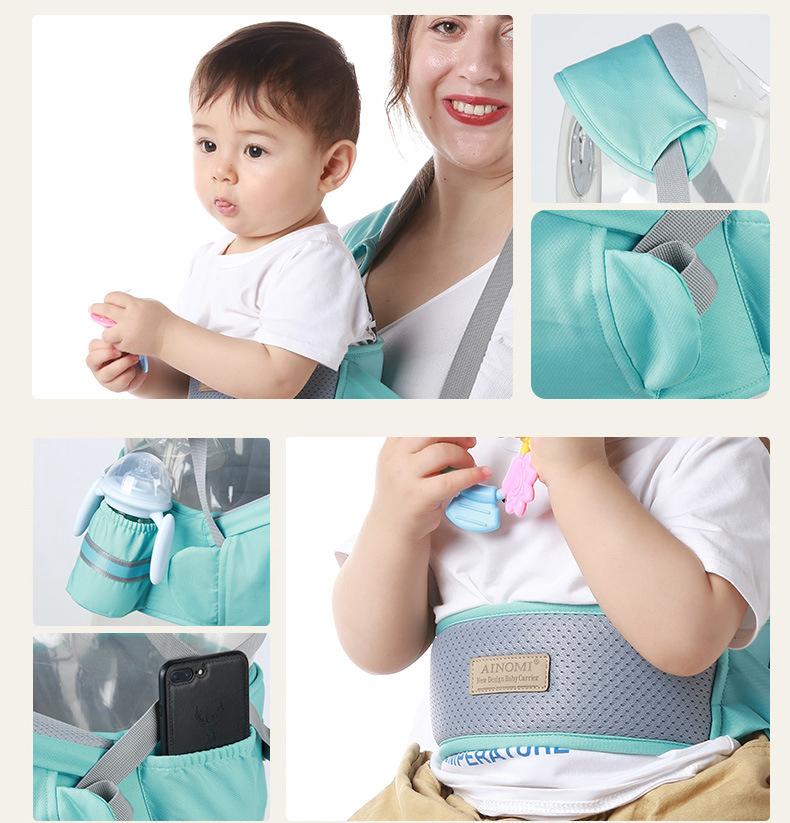 Em Bé Eo Phân Xe Tập Đi Cho Bé Sling Giữ Dây Lưng Ba Lô Hipseat Đai Trẻ Em Có Thể Điều Chỉnh Cho Trẻ Sơ Sinh Hông Ghế Nhiều Màu