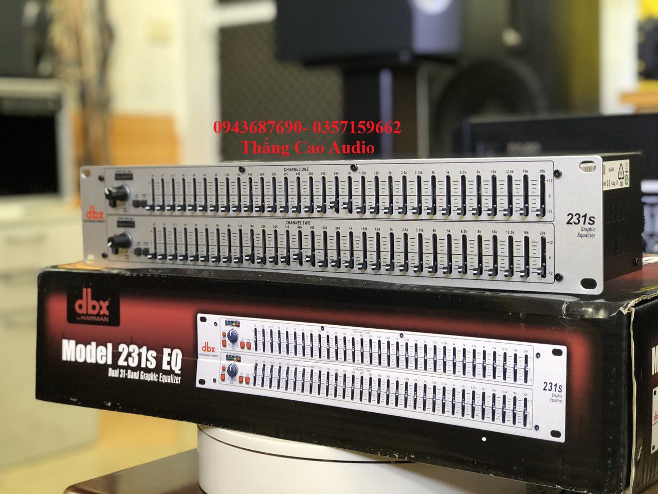 Lọc xì equalizer dbx 231S - Hàng Nhập Khẩu