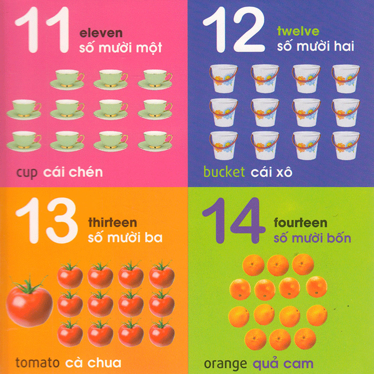 101 First Words: Numbers - Shapes - Colours (101 Từ Đầu Tiên: Chữ Số - Hình Dạng - Màu Sắc)_ML