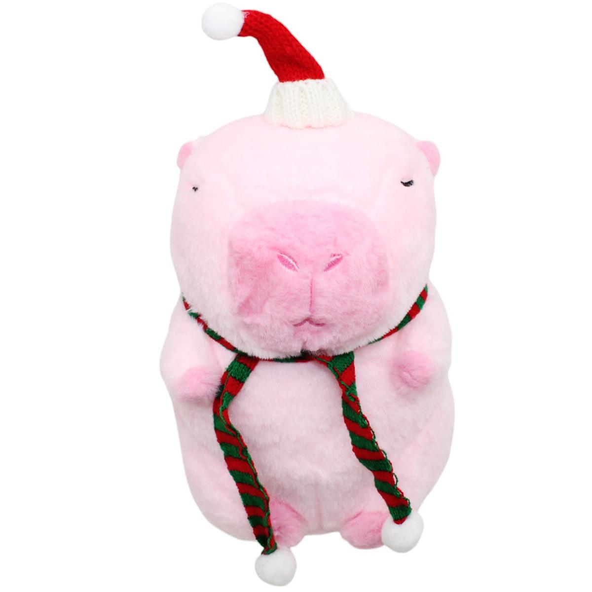 Thú Bông Capybara Noel 25 cm - Nuan Nuan SDST03