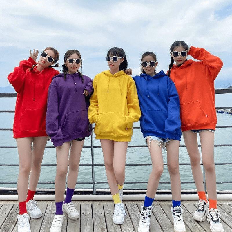 Áo hoodies nỉ ngoại teen trẻ trung