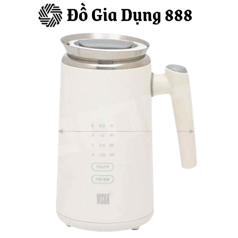 Ấm Siêu Tốc Có Chỉnh Nhiệt VISKA, Dung Tích 0,7L, Tiêu Chuẩn Quốc Tế, Nội Địa Hàn, BH 12 Tháng