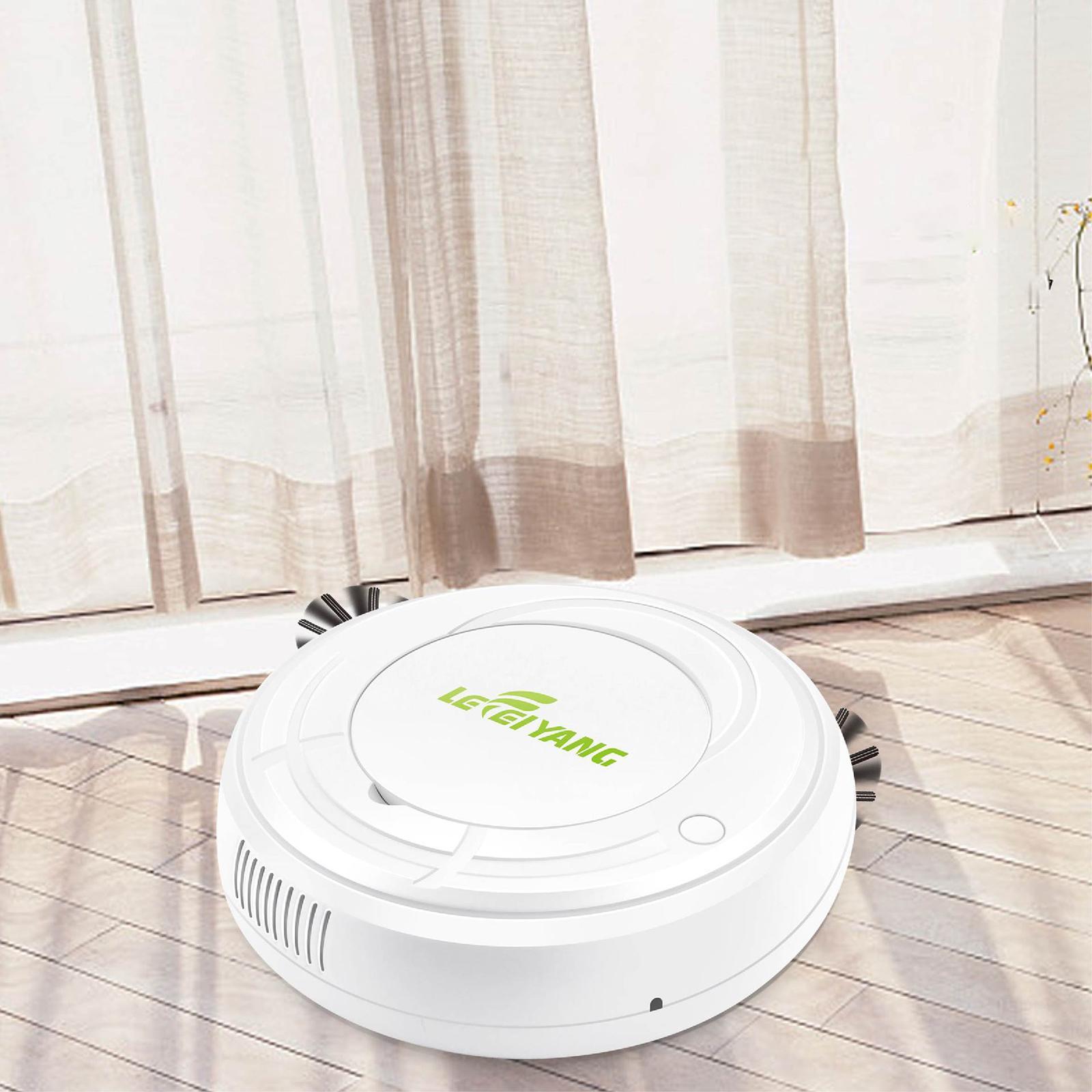 Robot Vacuum, Upgraded Auto Robotic Vacuum, 90Min Runtime, Sweeping Suction Mopping, Robot Vacuum for Pet Hair,Hard Floor, Carpet, 2.56'' Thin,