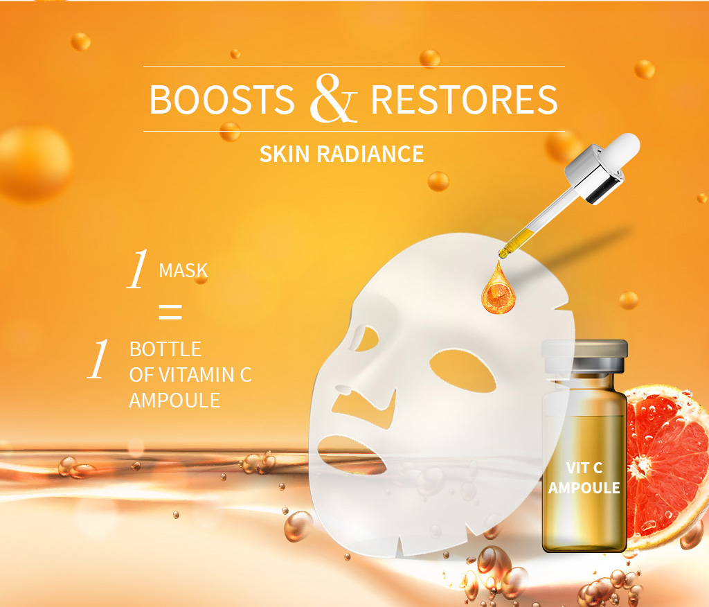 Combo 12 Mặt nạ Bio-essence Vitamin C Chống Oxy Hóa, Làm Sáng Da 20ml