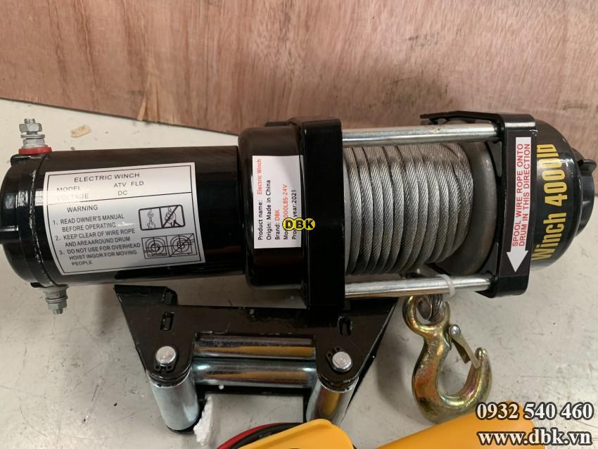 Tời điện 24V 4000LBS