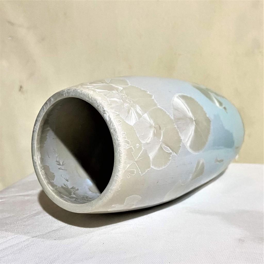 Bình Hoa Bằng Sứ Cao Cấp Họa Tiết Loang Màu cao 20cm