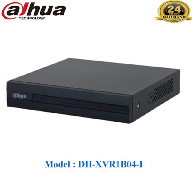 Đầu ghi hình 4 kênh Analog Dahua DH-XVR1B04-I, Độ phân giải 2Mp, hỗ trợ các kênh 2Mp. chuẩn nén H265+,hỗ trợ cam có mic - Hàng Chính Hãng