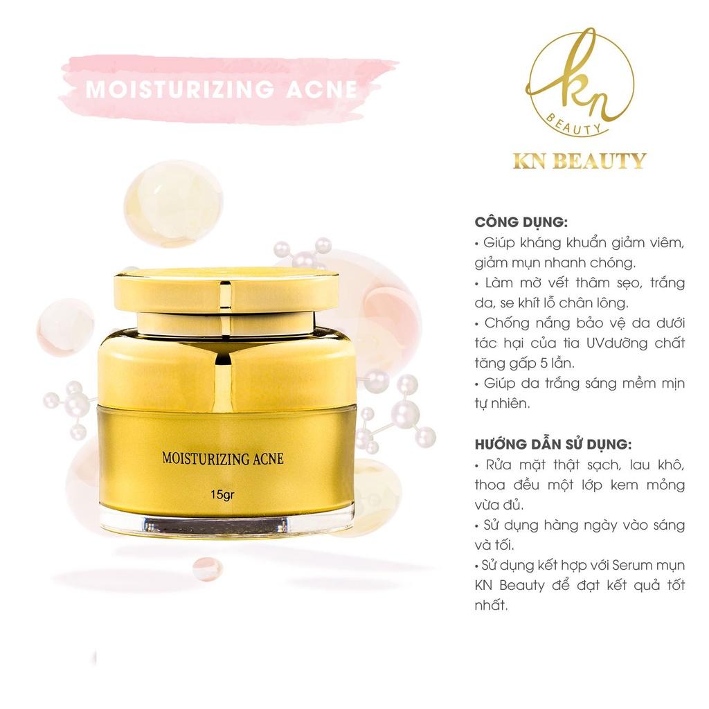 &lt;Nhận quà ngay&gt;Combo 3 sản phẩm Ngừa mụn Giảm Thâm Trắng Da KN Beauty: Gel tẩy tế bào chết + Serum + Kem dưỡng