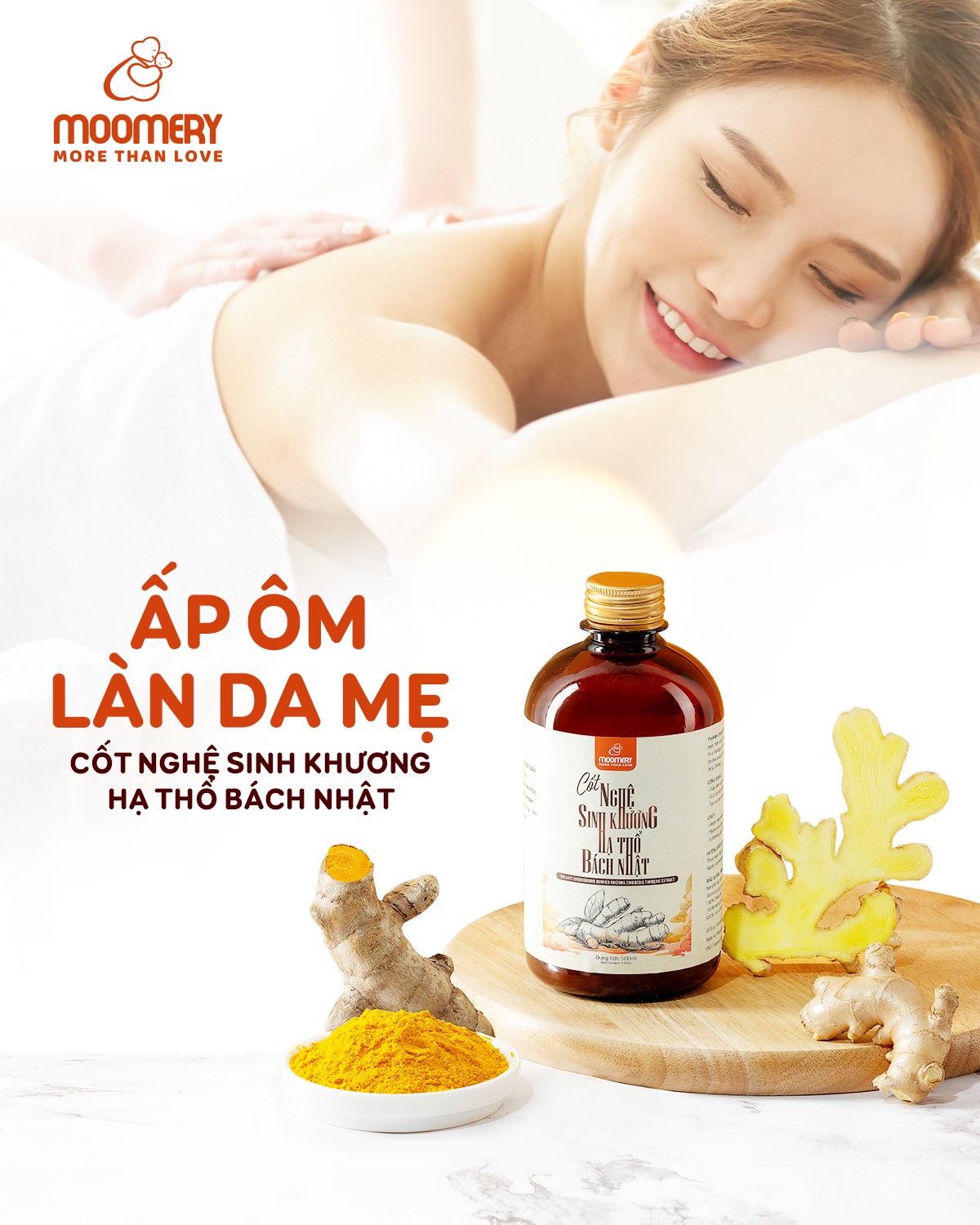 Cốt Nghệ Sinh Khương Hạ Thổ Bách Nhật - Giữ Ấm Cơ Thể, Dưỡng Da, Mờ Rạn - Chính Hãng