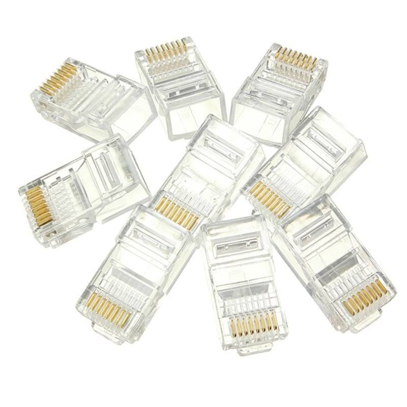 Hộp 100 Hạt Mạng RJ45 Sắt Chống Nhiễu