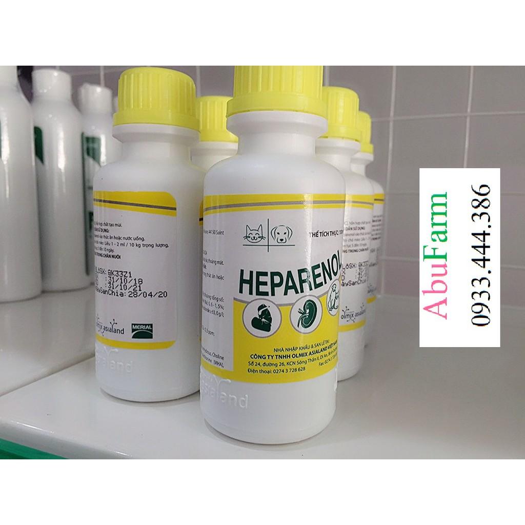 HEPARENOL- BỔ GAN MẬT,HỖ TRỢ TIÊU HÓA CHO CHÓ MÈO - 100ml