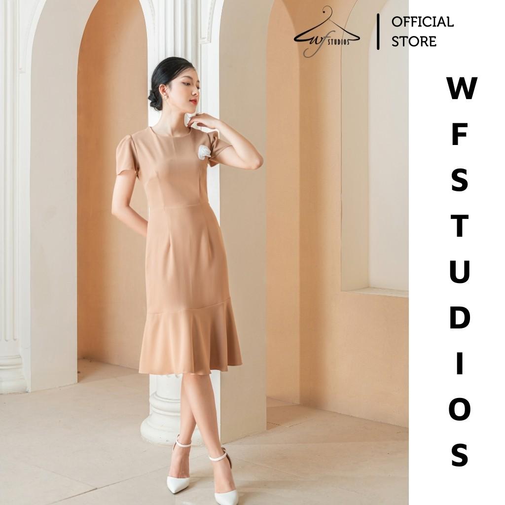 Hình ảnh Váy cổ tròn đính hoa -Kira Dress-V09-wfstudios