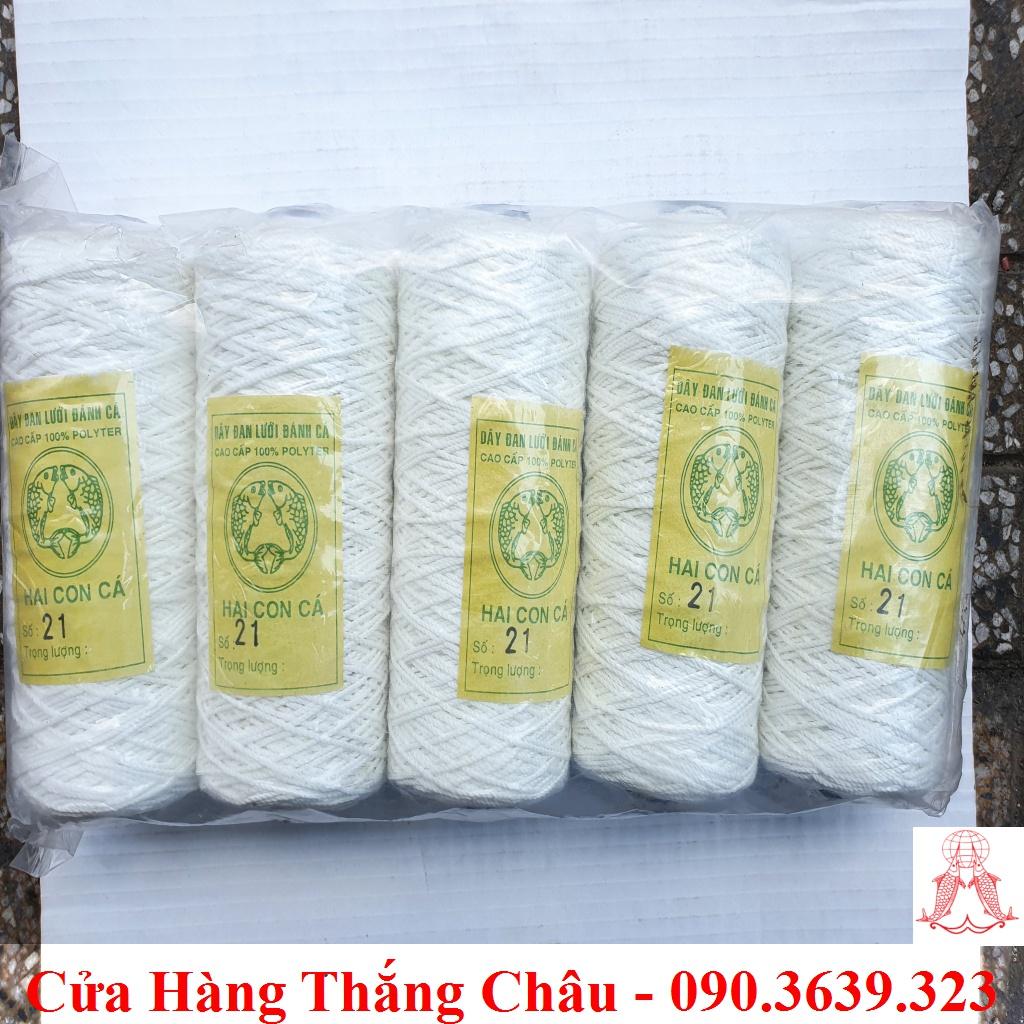 Chỉ Hai Con Cá - 1 Cuộn Nhợ Thợ Hồ Xây Dựng, Thả Diều, Cuốn Thịt, Cột Thịt