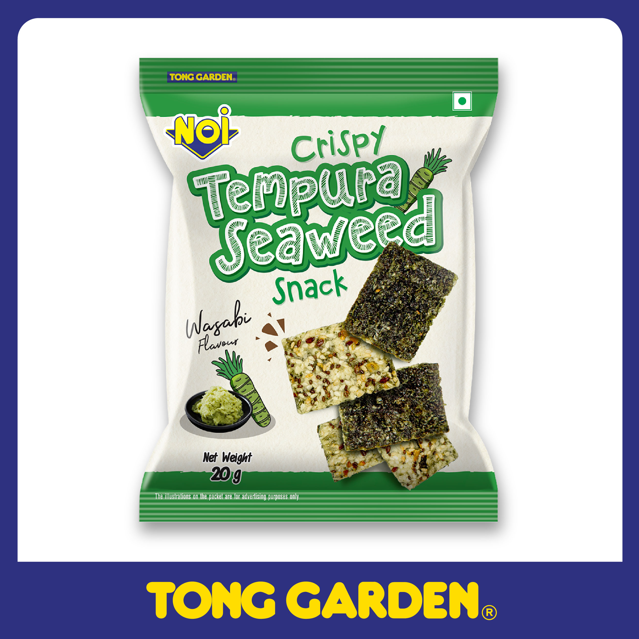 SNACK RONG BIỂN VỊ MÙ TẠT TONG GARDEN 20G