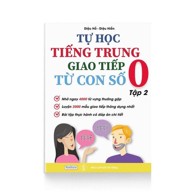 Sách - Combo: 5000 từ vựng tiếng Trung thông dụng nhất +Tự học tiếng Trung giao tiếp từ con số 0 tập 2