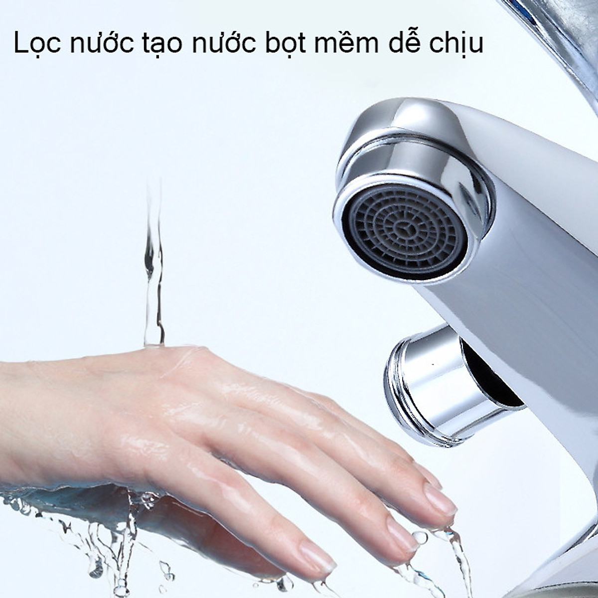 Bộ vòi chậu lavabo kết hợp sen tắm nóng lạnh - sen liền vòi - vòi chậu liền sen 4019