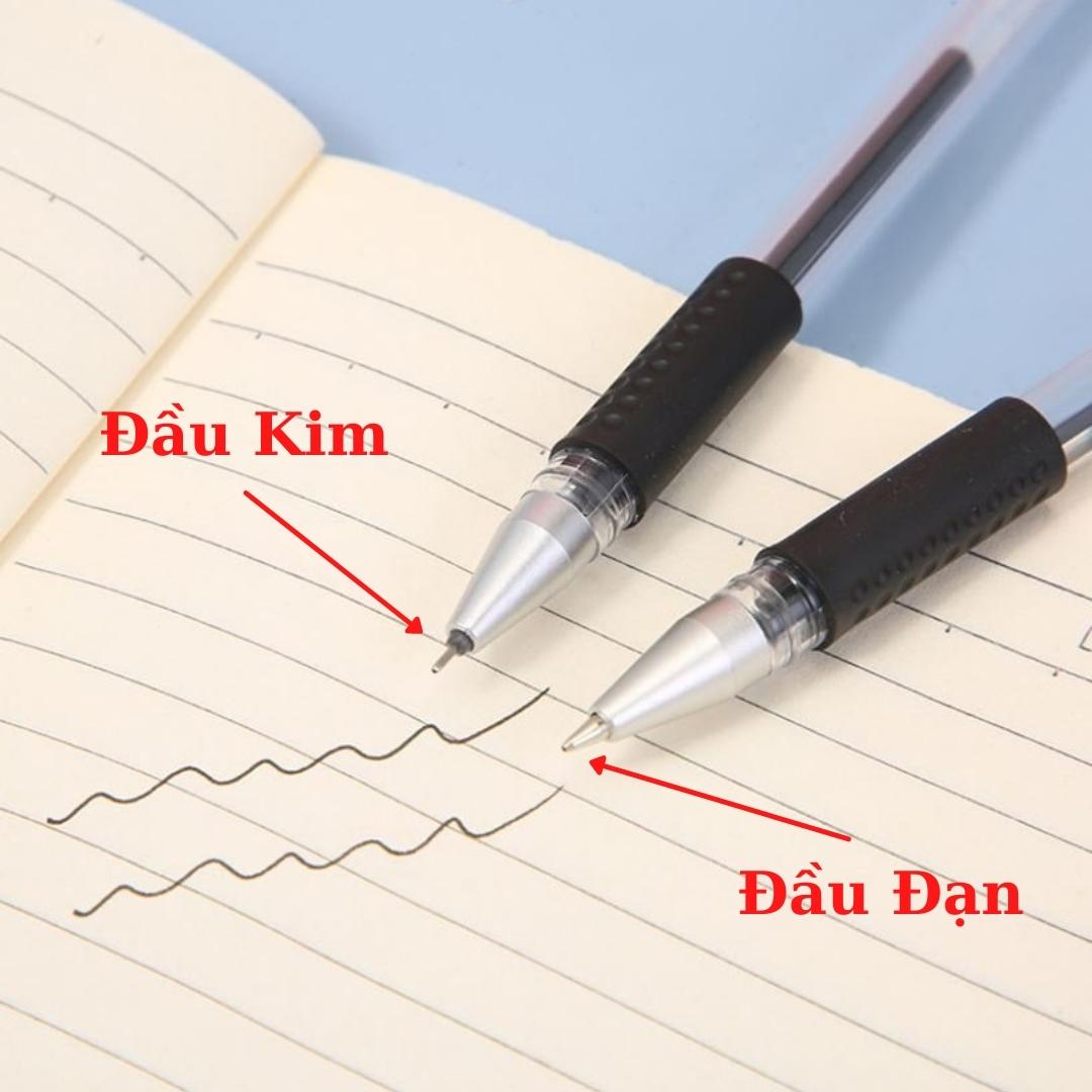 Combo 10 Bút Bi Nước - Êm Tay, Không Lem Mực - Giá Rẻ