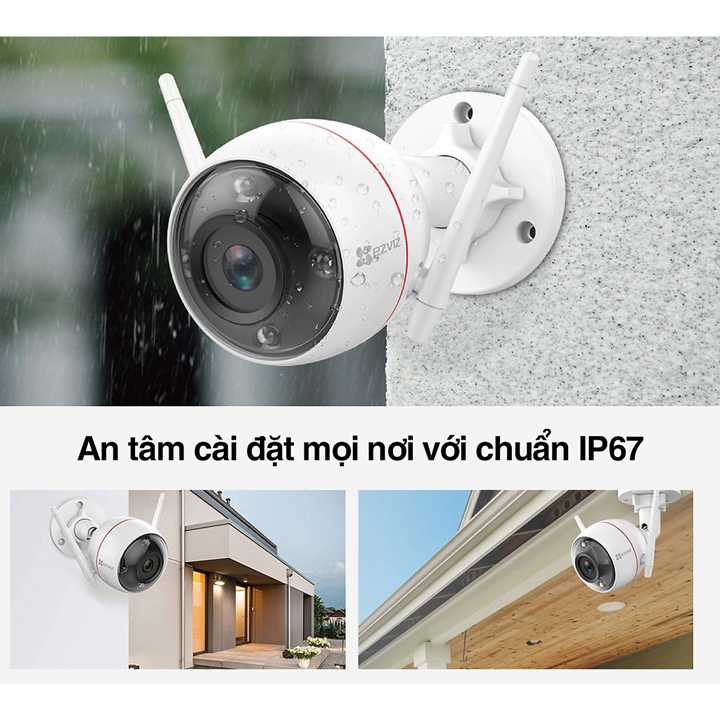 Combo Camera Wi-fi Trong Nhà EZVIZ C3W-PRO 2MP/4MP Kèm Thẻ Nhớ  32GB/64GB - Hàng Chính Hãng