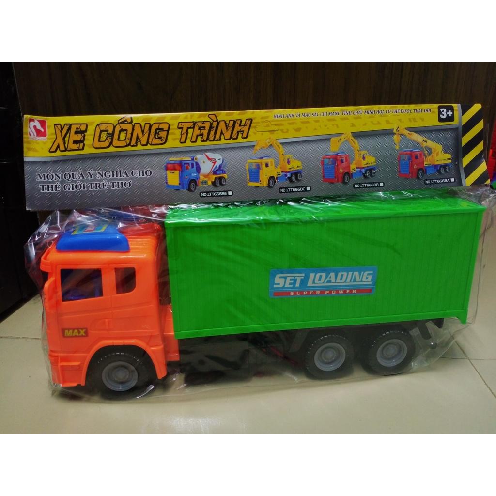 Đồ Chơi Xe Container Tải Hạng Nặng Có Trớn Hàng VN