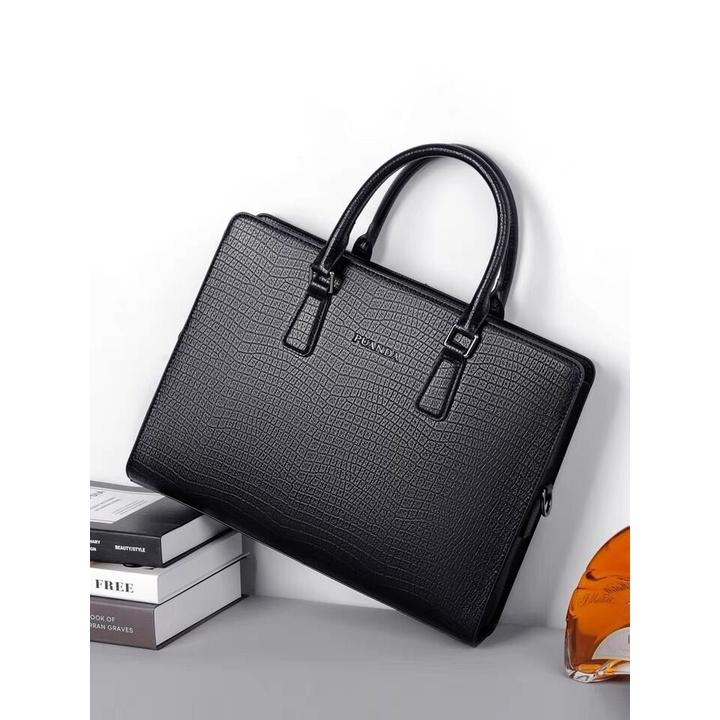 Cặp Văn Phòng . Cặp Da Công Sở Cao Cấp PUANDA  ,Chất liệu Da Cao Cấp ,Đựng Laptop ,Chống nước,Vệ sinh dễ dàng