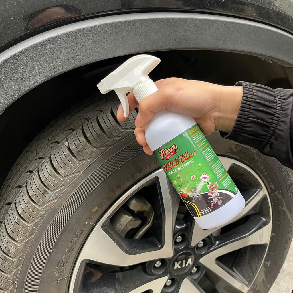 Chai đuổi chuột khoang máy Ô tô, Chống chuột, côn trùng hương liệu thiên nhiên an toàn sử dụng