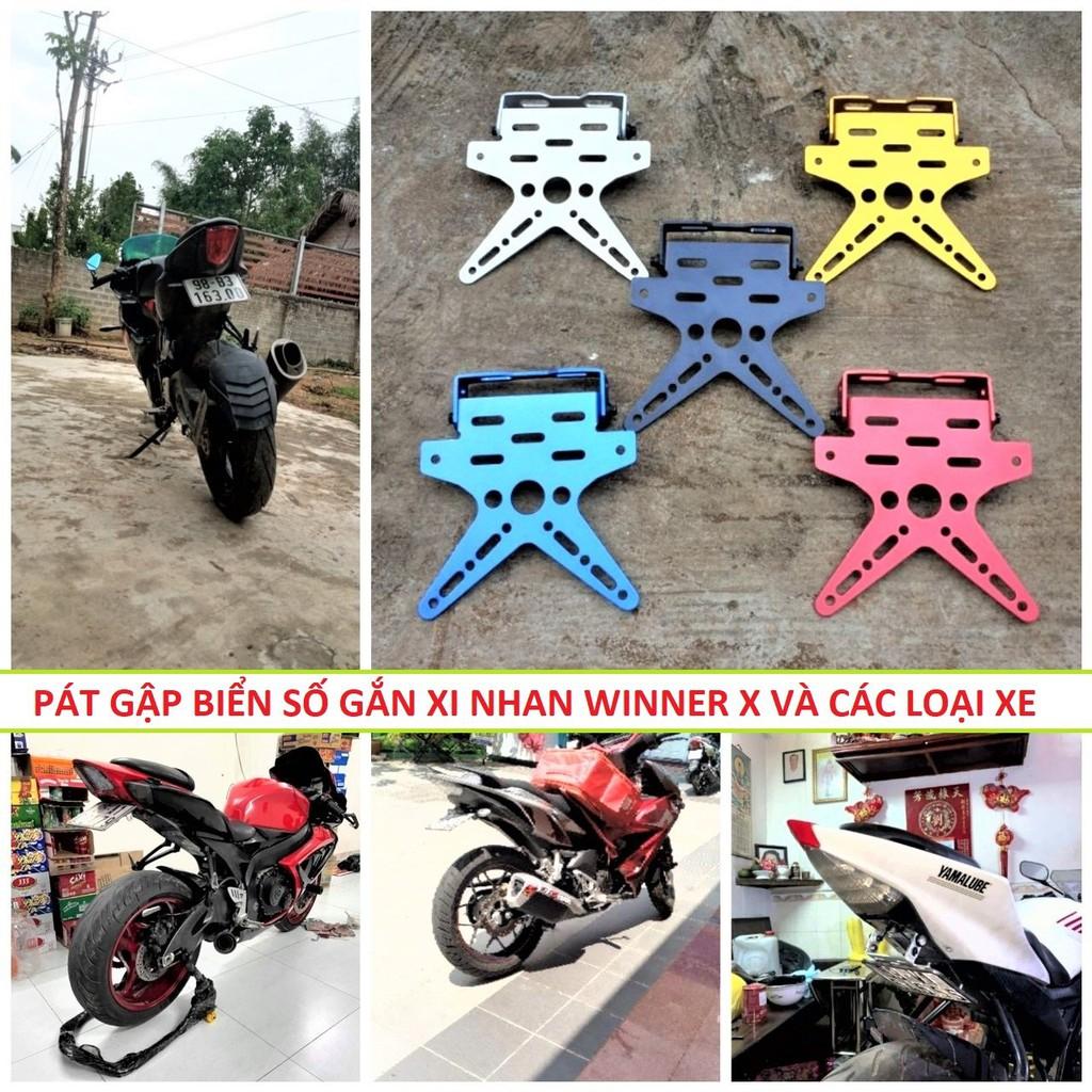 Pát gập biển số Winner x , R15 , GSX 150 và các loại xe khác