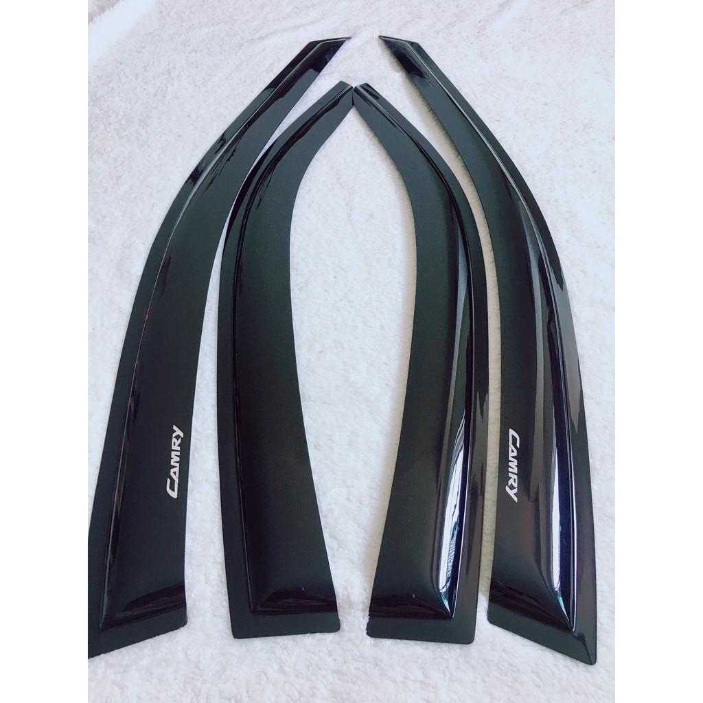 Vè Che Mưa Xe CAMRY 2003-2007 nhựa đen, có vi deo và hình ảnh sản phẩm thật