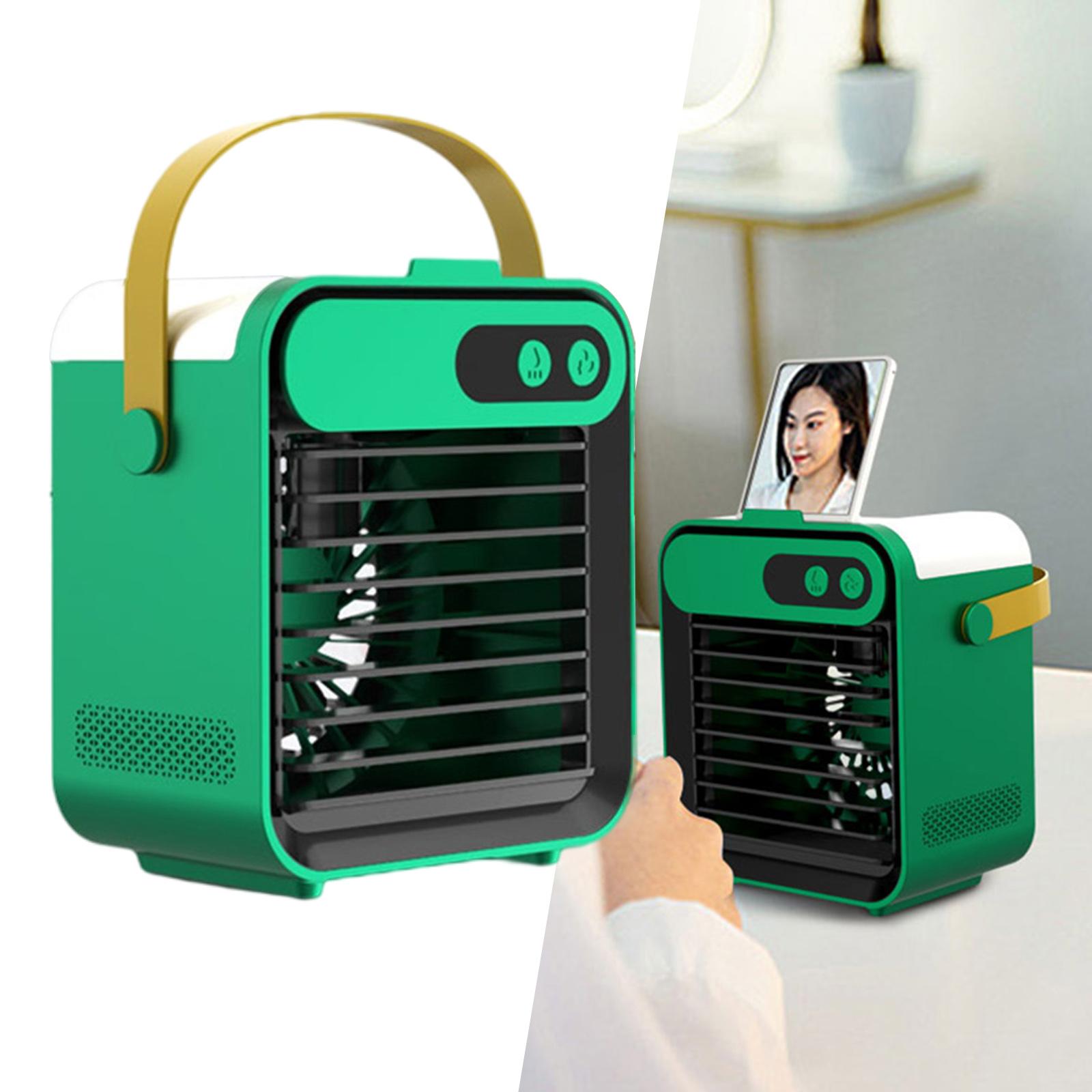 USB Air Conditioner Fan Air Cooler 3 Fan Speed Humidifier Purifier