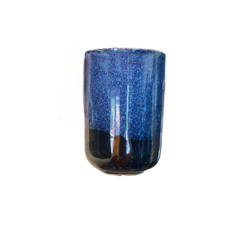 Cốc ly sứ gốm Bát tràng, men hoả biến vẽ dung tích 250ml dáng trụ đẹp. Cốc ly sứ uống trà xanh, quà tặng gốm sứ