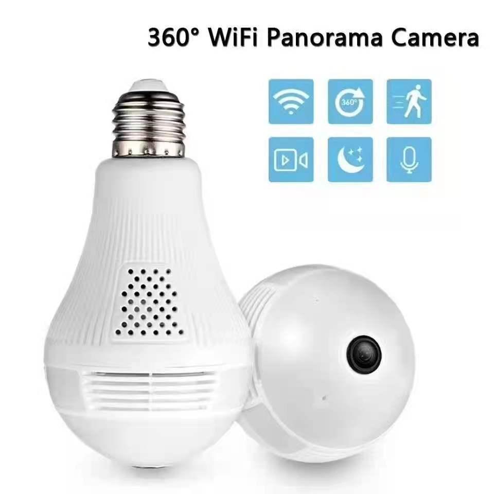 5MP Super HD V380 APP Chế độ xem toàn cảnh 360 độ Camera VR IP Liên lạc nội bộ không dây PTZ Màn hình trẻ em Báo động an ninh gia đình Bóng đèn cảm biến máy ảnh Kích thước: 2MP