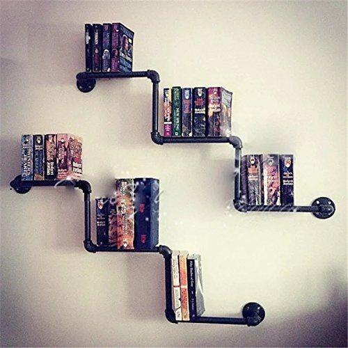 Kệ ống nước lắp ráp để sách tang trí decor 2 cái