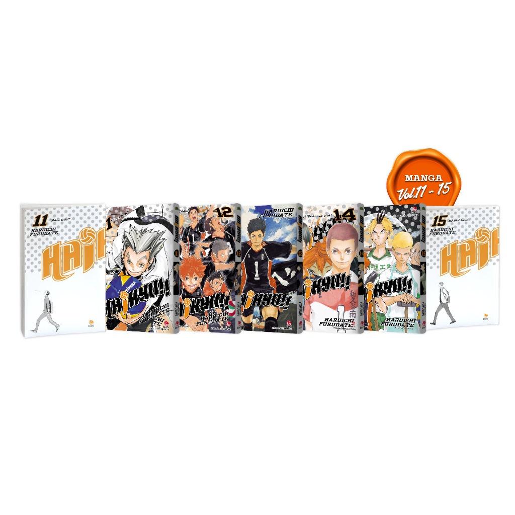 Haikyu!! Premium Boxset (Tập 1 – Tập 15) [Tặng Kèm 01 Bìa Áo Hiệu Ứng UV Và 01 Bìa Áo Hiệu Ứng Metalize - Bản Quyền