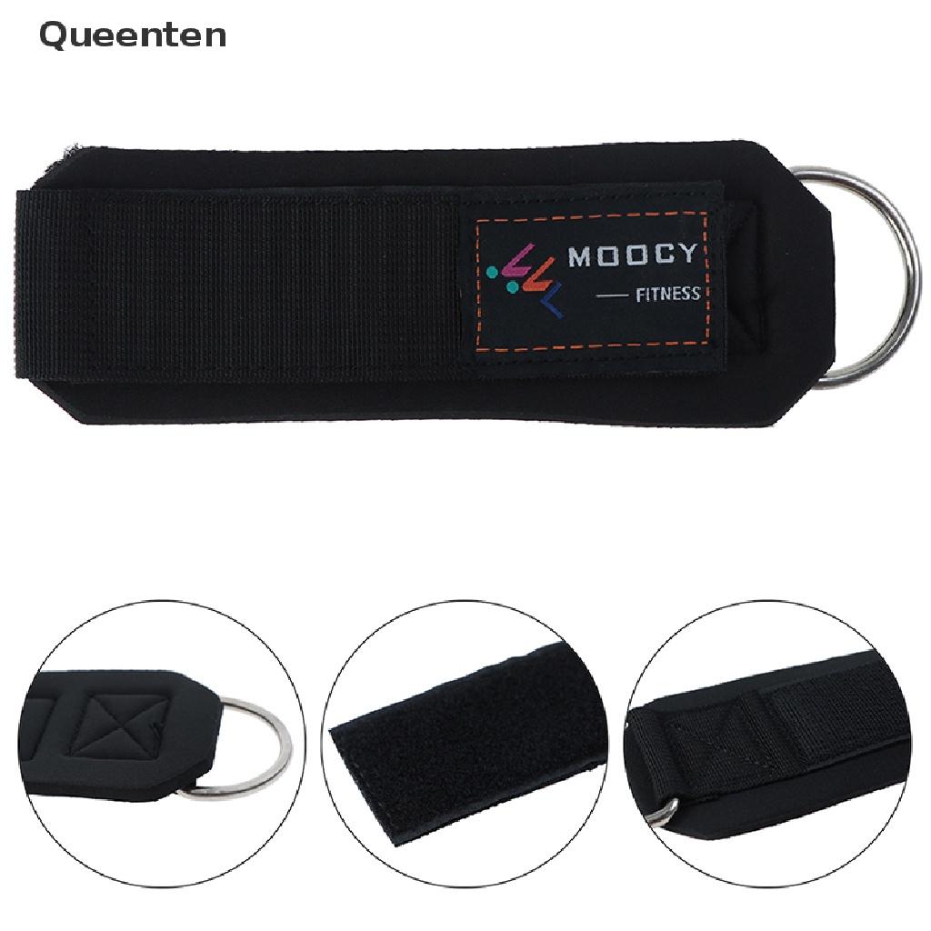 Queenten 1Pcs Foot Ankle Strap for Cable Machine Attachment Gym Fitness Training QT